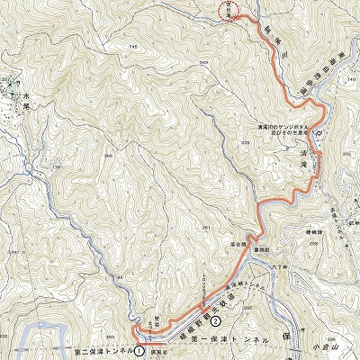 Map/Kuya-no-taki Fall from Hozukyo